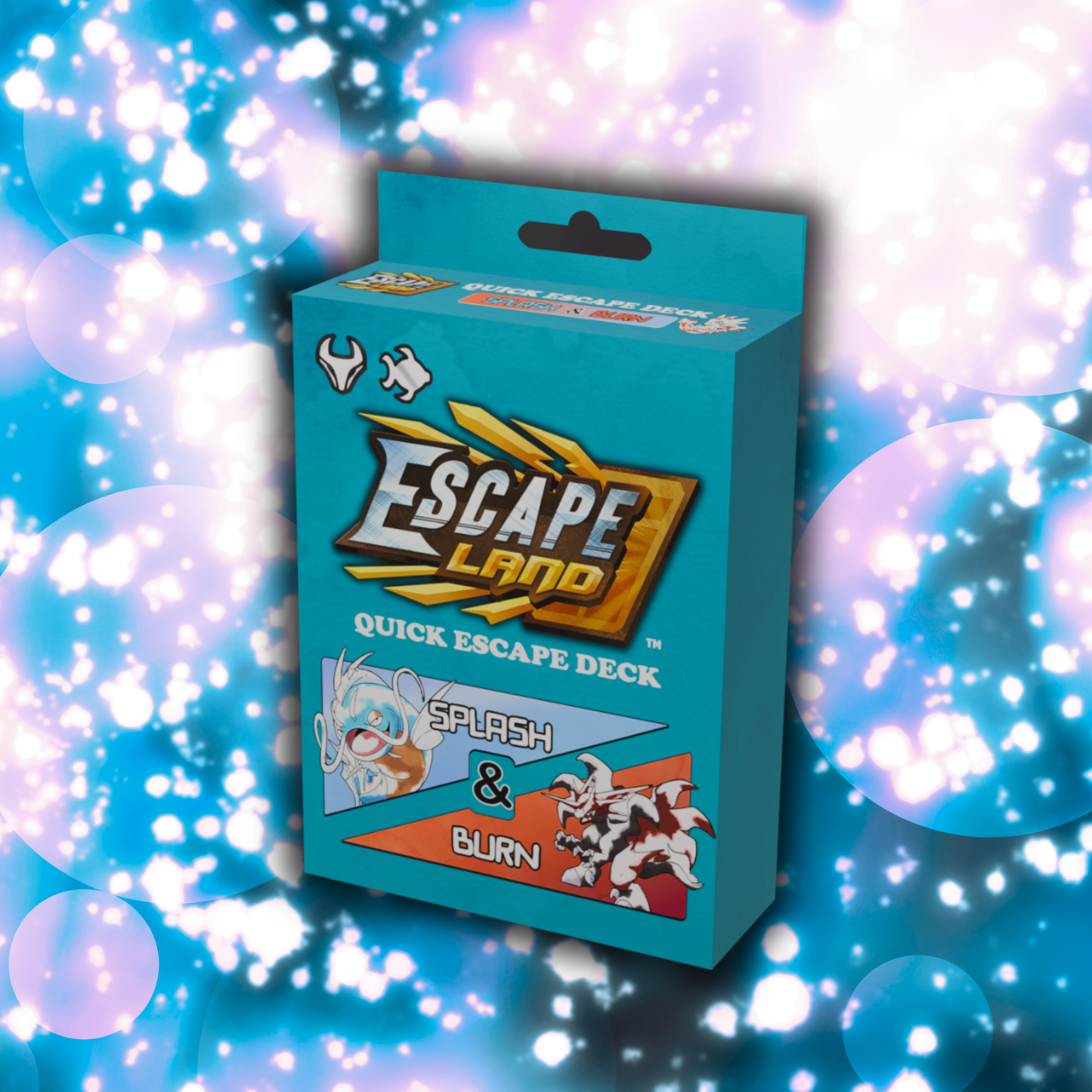 Splash & Burn Quick Escape Deck – Ready-to-Play Escape Land CCG Pre-Con Deck | Pre-Order